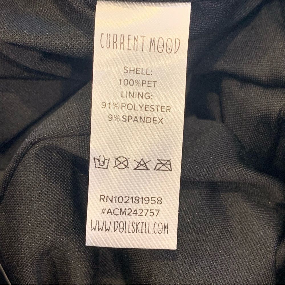 Current Mood by Dolls Kill Lights of Lust Flare Pants Size Small - Picture 9 of 12